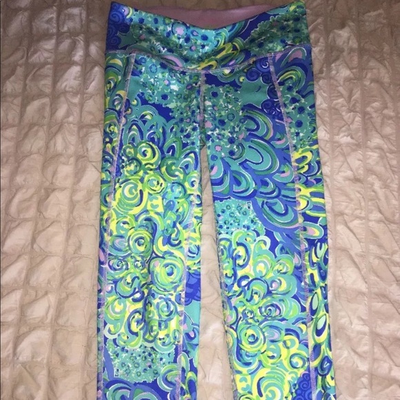 Lilly Pulitzer Luxletic Lilly's Lagoon Leggings XS